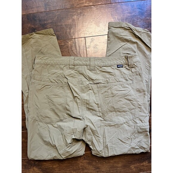 Patagonia Tan Cargo Hiking Pant Stretch Mens Size 36 READ - Picture 5 of 8